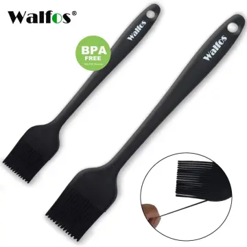 WALFOS Pastry Brushes-BBQ Cake Oil Brush For Barbecue Grill -Heat Resistant  Silicone Basting Brushes For Cooking Kitchen Brush