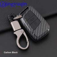 ✤☞ jingyuqin 3B Carbon Fiber Silicone Key Case Cover For Volkswagen VW Magotan Passat B8 Skoda A7 Smart Key