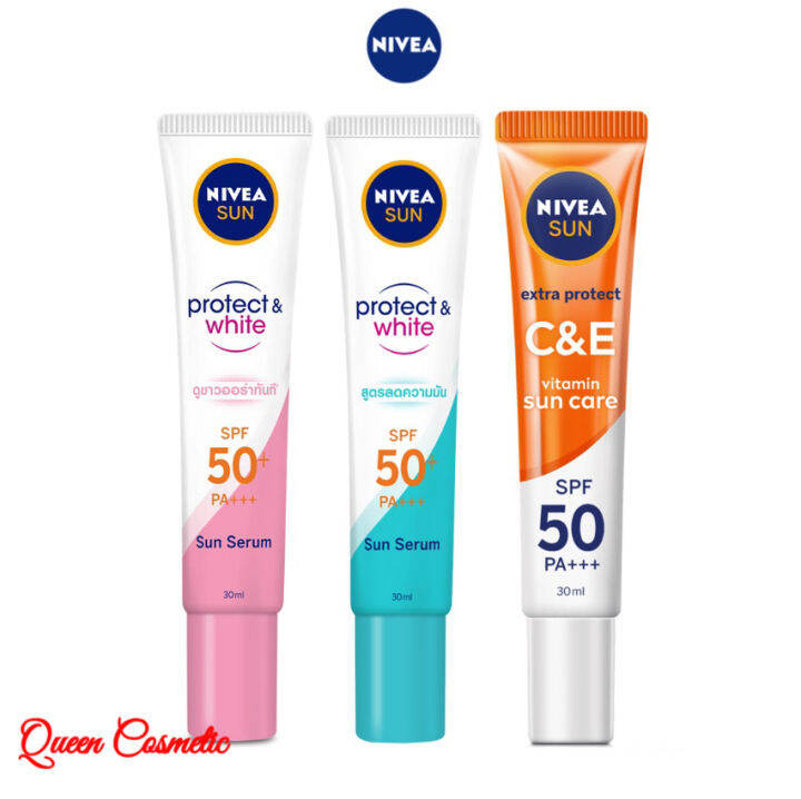 NIVEA Sun Face Protection Serum Spf 50+ Pa +++ ( Instant Aura, Oil
