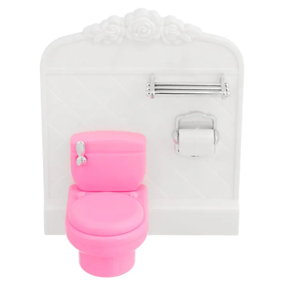 Model Simulation Closestool Miniature Toilet Doll Accessories