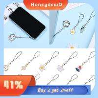 HONEYDEWD ของขวัญ เครื่องประดับกระเป๋า แมว ดอกไม้ จี้เคสโทรศัพท์ น่ารัก มินิ