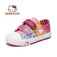 ของแท้ ถูกลิขสิทธิ์ รองเท้านักเรียนเด็กหญิง Sanrio Hello Kitty รองเท้านักเรียนคิตตี้ แบบคลิปล็อค รองเท้าคิตตี้ รองเท้านักเรียนหญิง Sanrio Hello Kitty รองเท้านักเรียน คิตตี้ แบบแปะ ตีนตุ๊กแก