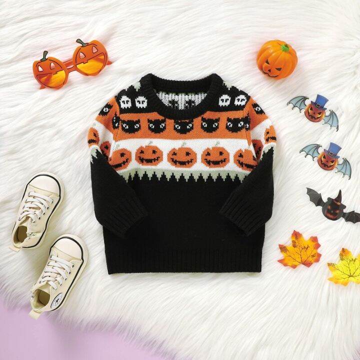 citgeett-autumn-halloween-toddler-baby-boys-girls-sweater-pumpkin-print-sweatshirt-long-sleeve-tops-pullovers-fall-clothes