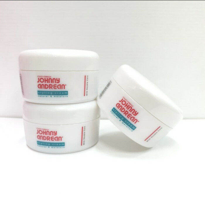 JOHNNY ANDREAN STYLING CREAM NATURAL & MOISTURE With Double Care 125gr