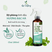 Tinh Dầu Đuổi Muỗi, Kiến, Gián Hương Bạc Hà - Chai 280ml, Hàng chính hãng