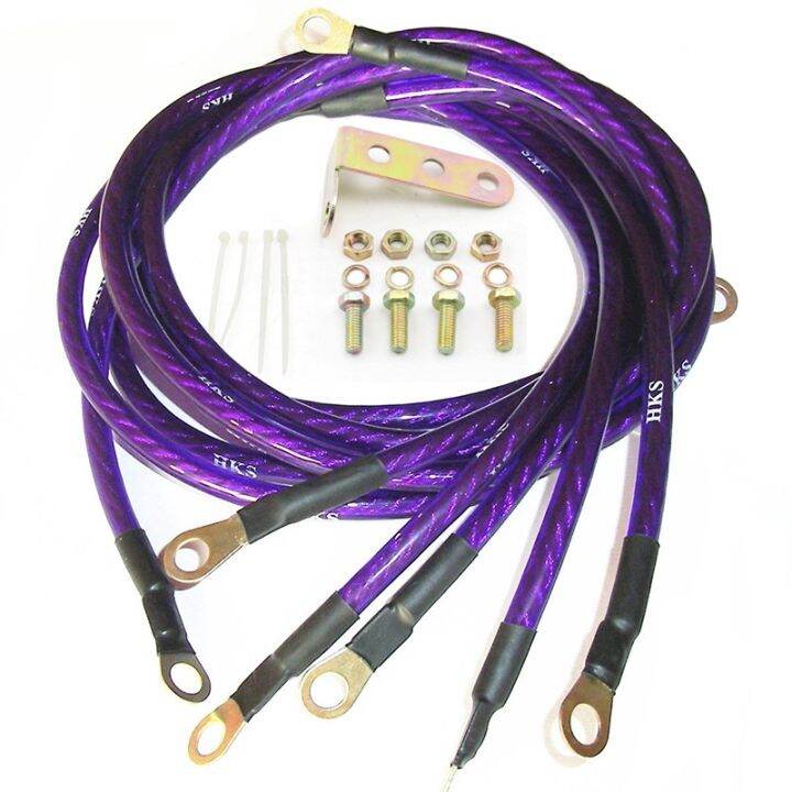 HKS 5 in 1 Car Battery Grounding Wiring Cable Set HKS Universal Earth