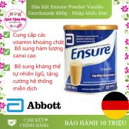 Combo 3 hộp Sữa bột Ensure Powder Vanille-Geschmask 400g - Nhập khẩu Đức
