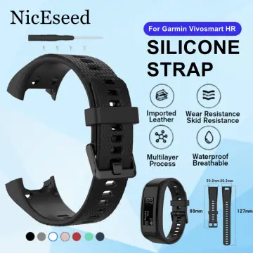 For Garmin Vivosmart HR Silicone Wristband Replacing Watch Band Strap with  Tool