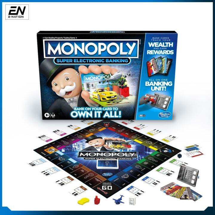 Monopoly Ultimate Rewards Board Game Electronic Banking Unit Choose ...