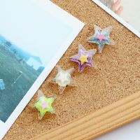 ❒❃ 10Pcs/Pack Multi-purpsoe Star-shaped Pushpins Set Classic Gold Thumb Tacks Set for Office School Bulletin Boards