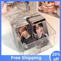 ZIDRYR SHOP ร้อนแรงมาก โปร่งใสโปร่งใส คอลเลกชันการ์ด สำหรับ kpop photocard บัตรภาพ กล่องจัดระเบียบของ เครื่องเขียนของโรงเรียน กล่องเก็บโฟโต้การ์ด