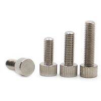 5pcs Thumb Screws M3 M4 M5 M6 Nickel Plated Steel Plain Type Metric Knurled Head Manual Adjustment Screws