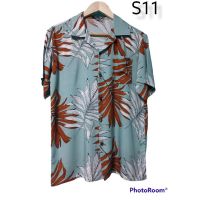 เสื้อฮาวาย S11 (ผ้าสปันเรยอน)