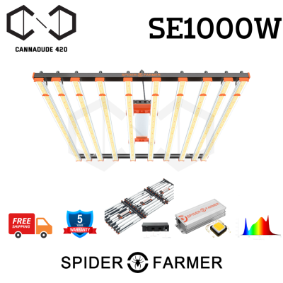 [ส่งฟรี💥] ไฟปลูกต้นไม้ Spider Farmer® ไฟปลูกต้นไม้ SE1000W Dimmable Full Spectrum CO2 LED Grow Light ไฟปลูกต้นไม้