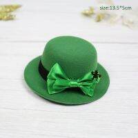 โบว์กางเกงว่ายน้ำพร้อมหมวกไอริชหมวกสีเขียวแชมร็อก2022ชิ้น St.patrick S Day Headdress Holidress อุปกรณ์ตกแต่ง Happy Irish Festival Party