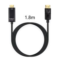 1.8M / 6FT DisplayPort Display Port DP Male to HDMI Male M/M Cable Adapter for PC Laptop HD Projector Adapters Adapters