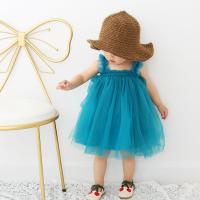 ชุดกระโปรงเด็ก ชุดนางฟ้า สีฟ้า น่ารักคิ้วๆ ชุดเด็กผู้หญิง ชุดเดรส Baby Girls Mesh Tutu Dress