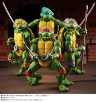 Model Bandai SHF Ninja Turtles Rio Leonardo Raphael Michelangelo Donatello