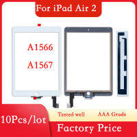 10 Pcslot 9.7 Inci หน้าจอสัมผัส Digitizer กระจก untuk 6 Air 2แท็บเล็ตหน้าจอสัมผัส A1567 A1566