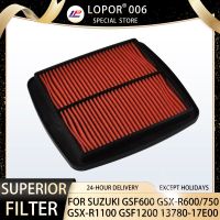 Lopor ตัวกรอง Udara Espeda มอเตอร์สำหรับรถซูซูกิ GSF600 95-99 GSX-R600 92-93 GSX-R750 92-95 GSX-R1100 92-97 GSF1200 96-99 13780-17E00