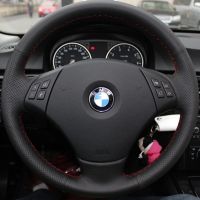 【YF】 Custom Car Steering Wheel Braid Cover 100  Fit For BMW E60 (Sedan) 530d 2003-2009 E61 (Touring) 2004 2005-2009 Accessories