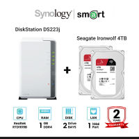 [NEW] Synology DiskStation DS223j 2-Bay BAS + 2 x Seagate Ironwolf 4TB / 6TB / 8TB