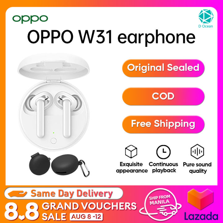 COD Free Shippong OPPO Enco W31 TWS Earphone Bluetooth 5.0