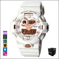 SANDAWATCH นาฬิกาข้อมือผู้ชาย (พร้อมส่ง)  Sport Digital &amp; LED ดูเวลาแบบ Dual Time NEW รุ่น SW770 พร้อมกล่องเหล็กเท่ห์ๆ