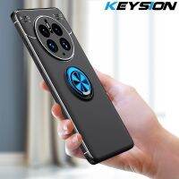 KEYSION เคสกันกระแทกตั้งได้สำหรับ Mate 50,แหวนซิลิโคนนิ่มฝาหลัง40 30