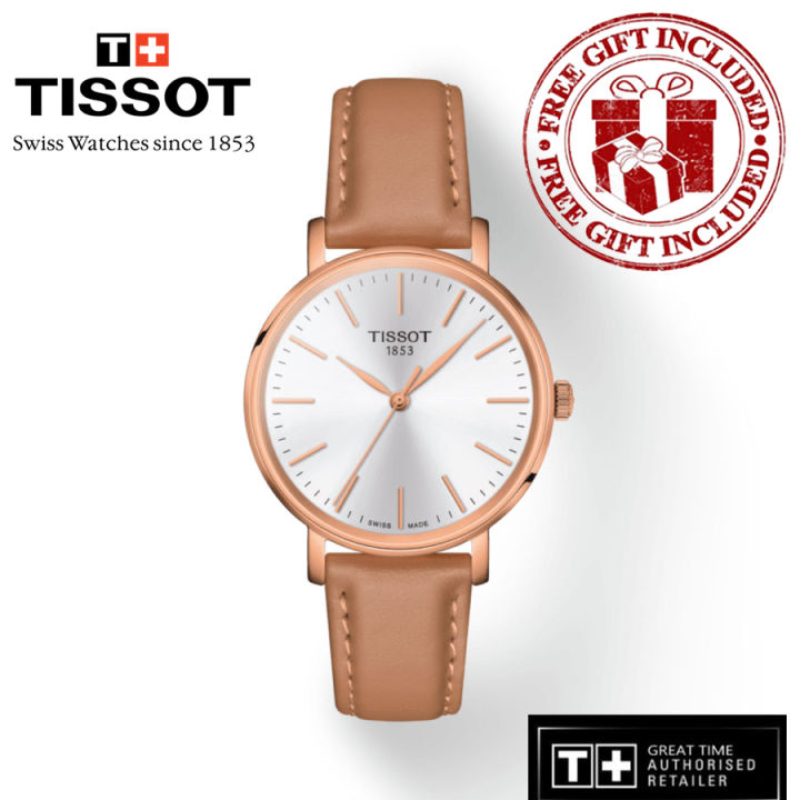 Official Warranty Tissot T143.210.36.011.00 Women s Everytime