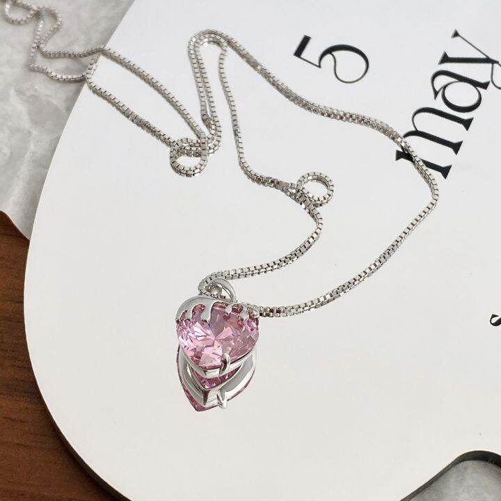 luxury-fashion-pink-zircon-crystal-heart-pendant-necklace-for-women-chain-neckleck-birthday-party-anniversary-gift-jewelry-mujer