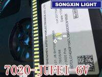 【✱2023 HOT✱】 Vzhengsha 1000ชิ้น Jufei 7020ไฟ Led ลูกปัดโคมไฟเปล่งแสง Power1w สูง6V 90lm สีขาวนวลสำหรับชิปไฟแบ็คไลท์โทรทัศน์ Led Lcd-2ชิ้น