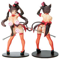 18ซม. Q-Six Hentaii อะนิเมะ Burlesque Cat Belle Black Cat Ver Action Figure สาวเซ็กซี่รูปตุ๊กตารุ่นสะสมของเล่น