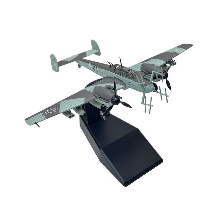 1-100-1-100ขนาดสงครามโลกครั้งที่สองเยอรมัน-messerschmidt-bf110เครื่องบินรบ-diecast-พวงกุญแจโลหะรูปเครื่องบินโมเดลเครื่องบินของเล่นของขวัญเด็กชาย