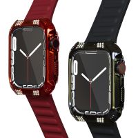 （Bar watchband）วงกรณี ForWatch วง44มิลลิเมตร40มิลลิเมตรสาย42มิลลิเมตร38มิลลิเมตรซิลิโคนกันชนสร้อยข้อมือ ForWatch4 3 56กรณี