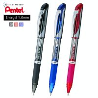 ปากกาหมึกเจล Pentel Liquid Gel ink เพนเทล เอ็นเนอร์เจล Energel  0.5/0.7/1.0 mm   แดง/ดำ/น้ำเงิน