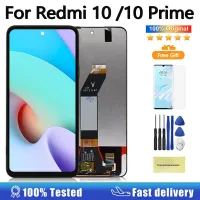 6.5 "ต้นฉบับสำหรับ Xiaomi Redmi 10สัมผัสหน้าจอ LCD หน้าจอดิจิตอลสำหรับ Redmi 10 Prime Display 21061119AG ชิ้นส่วนอะไหล่ LCD