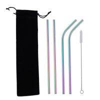 Metal Straws Stainless Steel Straws Set Stainless Steel Tea Juice Straws - Metal - Aliexpress