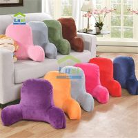 Plush Big Backrest Reading Rest Pillow Lumbar Support Chair Cushion Arms Sofa Cushion Back Pillow Bed Sofa Pillow Pain Relief