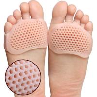 ♕✔✸ 2pcs Silicone Metatarsal Pads Toe Separator Pain Relief Foot Pads Orthotics Foot Massage Insoles Forefoot Socks Foot Care Tool