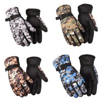 Tactical Military Men Winter Warm Gloves Anti-Slip Waterproof Thermal Heated Gloves Outdoor Hunt Hiking Fishing Ski Snow Gloves