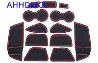 รถ Anti-Dirty Pad ประตู Groove Gate Slot ถ้วย Armrest Storage Pad Anti-Slip Mat สำหรับ Ford Focus 2012