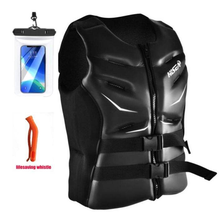 2023-new-neoprene-lifejacket-high-quality-leather-buoyancy-vest-water-sports-surfing-vest-drifting-swimming-fishing-lifejacket-life-jackets