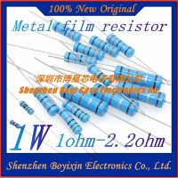 20pcs 1W Metal film resistor 1 1R 1M 1 2 10 22 47 100 330 ohm 1K 4.7K 10K 22K 47K 100K 330K 470K 2R 10R 22R 47R 100R 330R