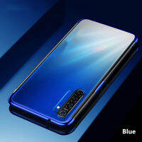 【discount】 C&amp;T e-Mart สำหรับ XT RMX1921 Soft ยืดหยุ่น TPU Jelly Case กลับพร้อมฝาครอบโทรศัพท์โลหะมันวาวหรูหรา