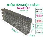Combo 10 Nhôm Tản Nhiệt 8 Cánh dài 14cm 140x43x17mm - LinhKien HD