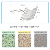 Sifting Cat Litter Scoop Stainless Steel Metal Cat Litter Scooper with Deep Shovel Durable Jumbo Cat Litter Scoop Cleaning Tool