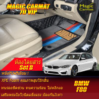 BMW F80 M3 Sedan 2014-2018 Set B (เฉพาะห้องโดยสาร 2แถว) พรมรถยนต์ BMW F80 M3 2014 2015 2016 2017 2018 พรม7D VIP Magic Carmat