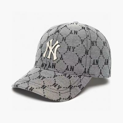 🧢หมวกแก๊ปเบสบอลเอมเอวบีเกาหลี22-2023,หมวกแก๊ปเกาหลี Yankees Ny หมวกลายดอกไม้สำหรับทั้งหญิงและชายคู่รักสไตล์เดียวกันหมวกกีฬาอินเทรนด์