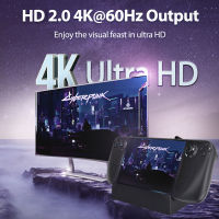 Xiao ฐานคอนโซลเกม46-In-1พร้อมพัดลมและแท่นวางแสงที่รองรับ HDMI Type-C การชาร์จ Pd 60W สำหรับคอนโซลเกม Steam Deck